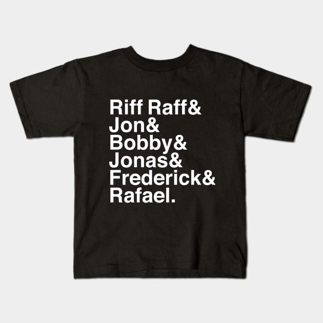 Raúl Esparza Roles Kids T-Shirt by PoeSquadron